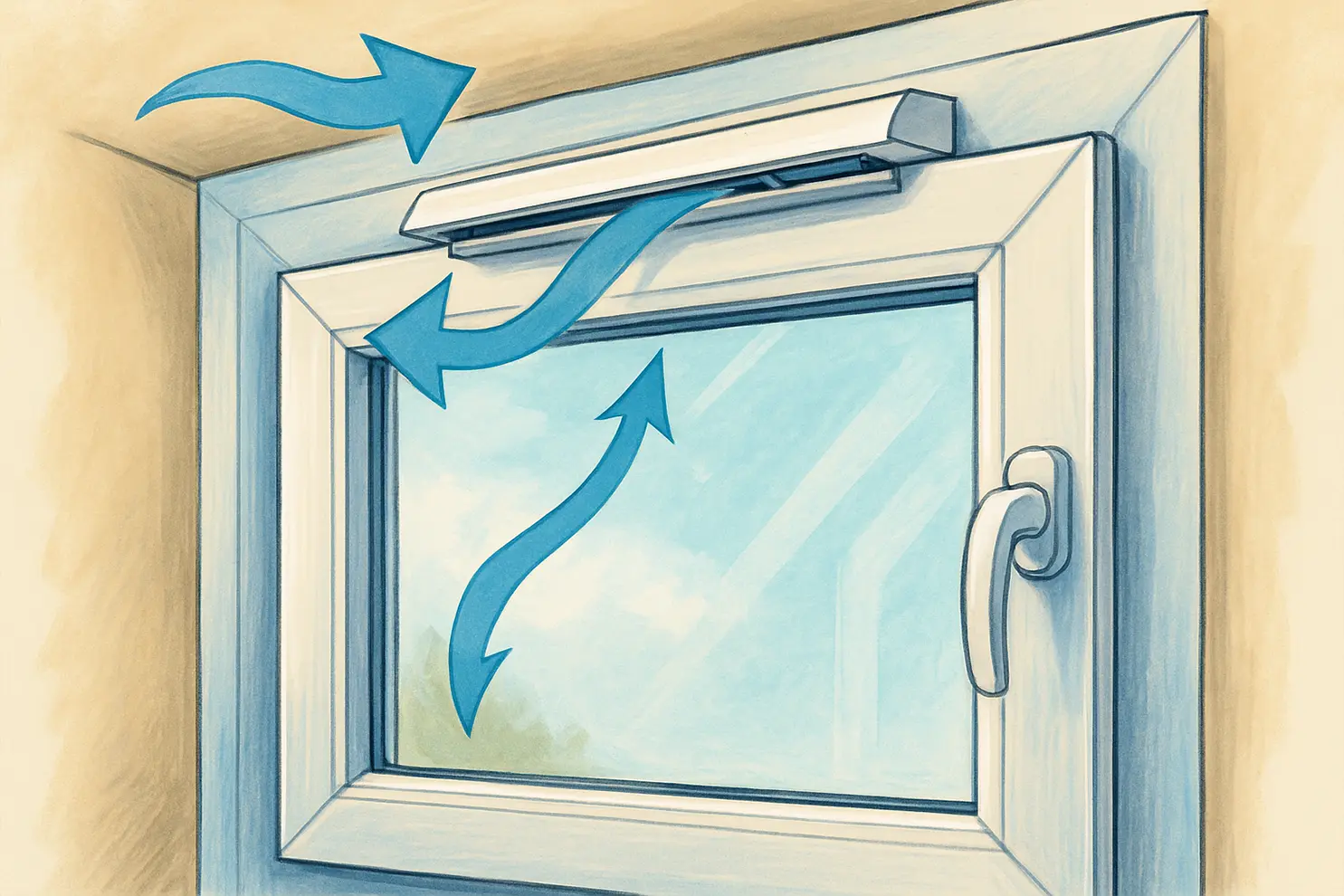 Вентиляция и микропроветривание в пластиковых окнах — что это и зачем нужно?